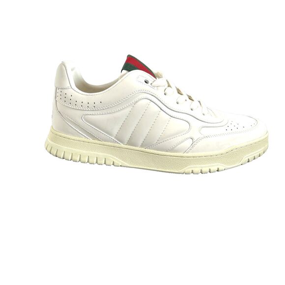 GUCCI Re-Web Low Top White Leather Sneakers Men’s Sneakers 12.5 USA $1190 main image 8